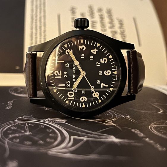 Hamilton Khaki Field Machanical สาย2เส้น กล่องใบครบ รูปที่ 7