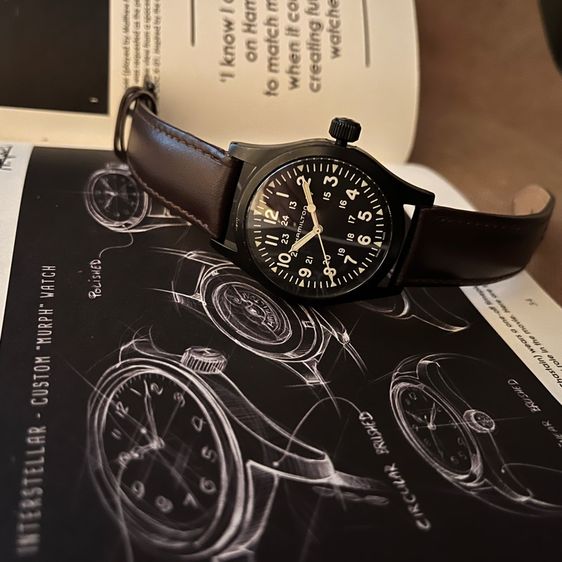 Hamilton Khaki Field Machanical สาย2เส้น กล่องใบครบ รูปที่ 9