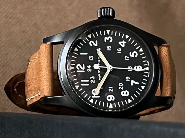 Hamilton Khaki Field Machanical สาย2เส้น กล่องใบครบ รูปที่ 4