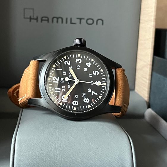 Hamilton Khaki Field Machanical สาย2เส้น กล่องใบครบ รูปที่ 8