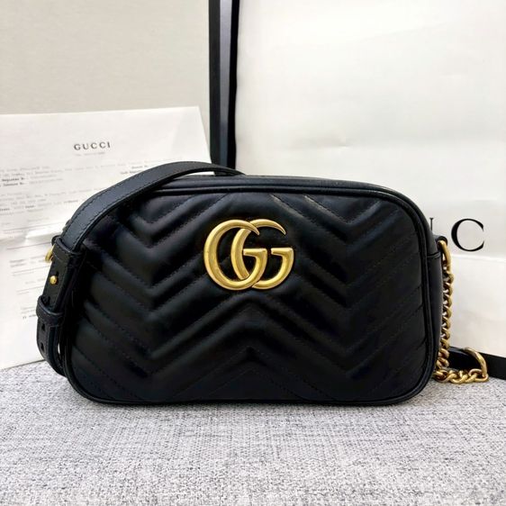 Gucci Marmont24 Camera Bag สีดำ รุ่นปี 2020  
