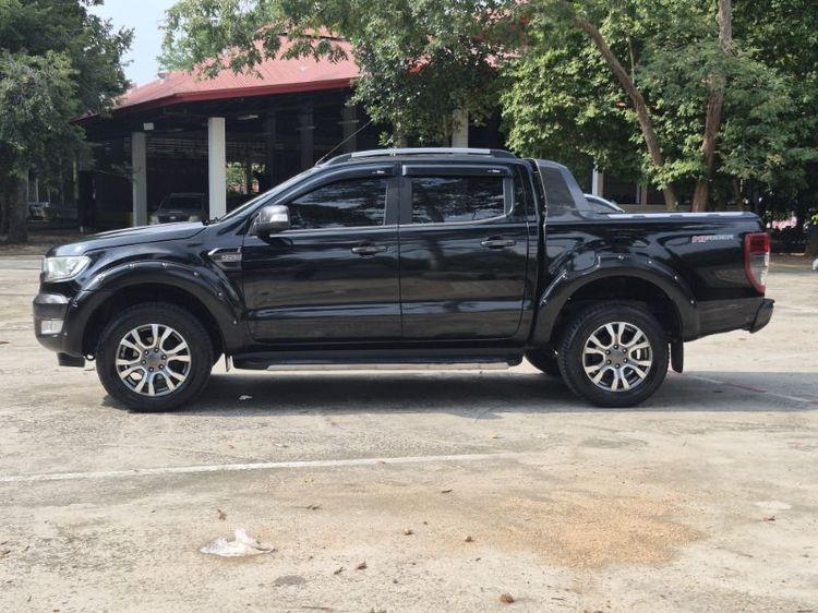Ford Ranger 2018 2.2 Wildtrak Pickup ดีเซล ไม่ติดแก๊ส เกียร์อัตโนมัติ ดำ รูปที่ 4