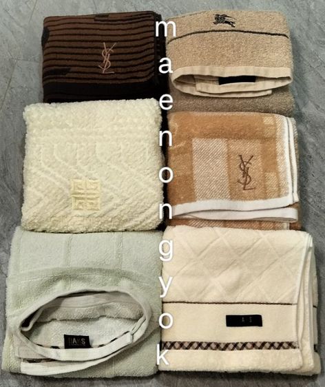ผ้าเช็ดตัวแบรนด์เนม มือสอง พร้อมส่ง