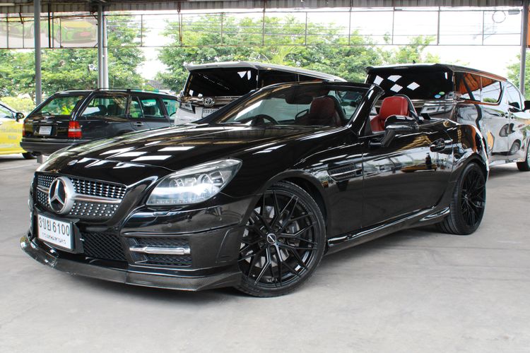Mercedes-Benz SLK-Class 2012 SLK200 Kompressor AMG Sedan เบนซิน ไม่ติดแก๊ส เกียร์อัตโนมัติ ดำ รูปที่ 3