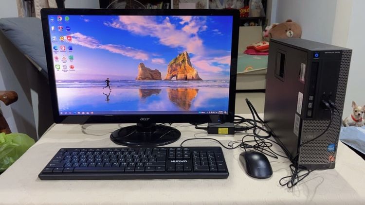 วินโดว์ 8 กิกะไบต์ VGA ไม่ใช่ DELL Desktop PC Intel® Core™ i5-3470 CPU 3.20 GHz RAM 8 GB  HDD 500GB PC