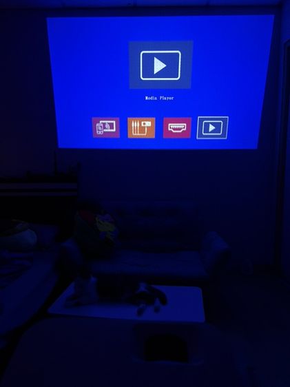 โปรเจคเตอร์ wanbo x1 + mi tv stick รูปที่ 4