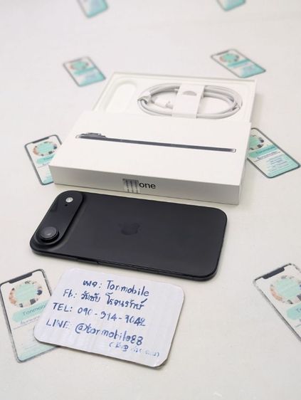 ขาย เทิร์น iPhone Air 256 ศูนย์ไทย อายุ 18 วัน สภาพใหม่เอี่ยม อุปกรณ์ครบยกกล่อง รอบชาร์จ 22 รอบ สุขภาพแบต 100 เพียง 24,990 บาท ครับ