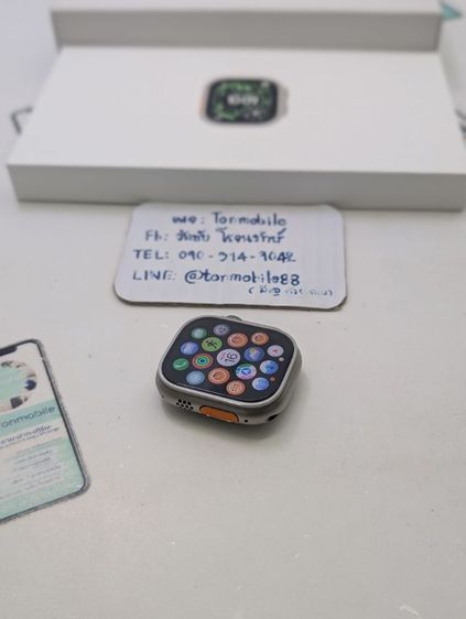 Apple Watch Ultra 3 49mm ศูนย์ไทย อายุ 10 วัน สภาพใหม่เอี่ยม ประกันยาว อุปกรณ์ครบยกกล่อง สุขภาพแบต 100 เพียง 20,990 บาท เท่านั้น ครับ 
 รูปที่ 4