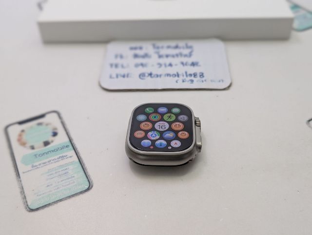 Apple Watch Ultra 3 49mm ศูนย์ไทย อายุ 10 วัน สภาพใหม่เอี่ยม ประกันยาว อุปกรณ์ครบยกกล่อง สุขภาพแบต 100 เพียง 20,990 บาท เท่านั้น ครับ 
 รูปที่ 6