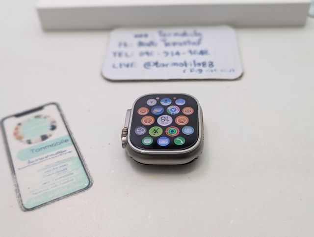 Apple Watch Ultra 3 49mm ศูนย์ไทย อายุ 10 วัน สภาพใหม่เอี่ยม ประกันยาว อุปกรณ์ครบยกกล่อง สุขภาพแบต 100 เพียง 20,990 บาท เท่านั้น ครับ 
 รูปที่ 7