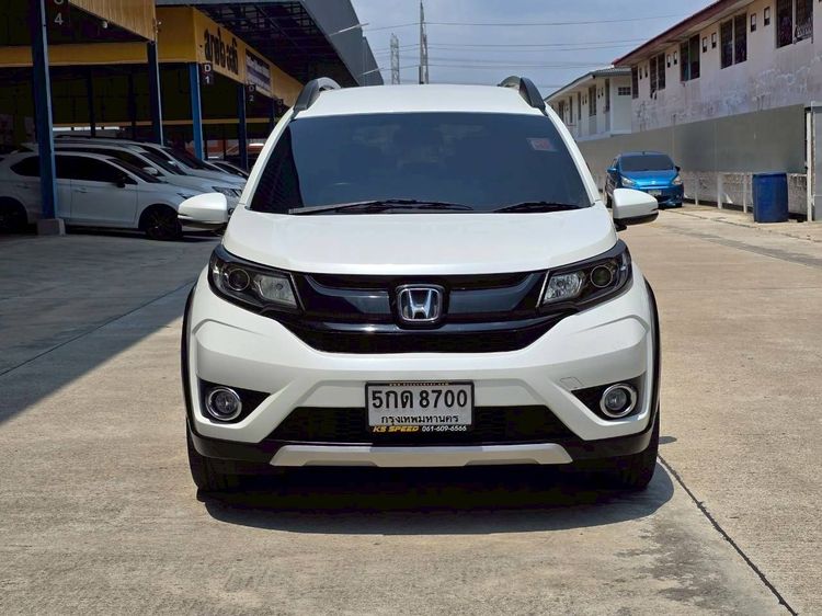 Honda BR-V 2016 1.5 SV Utility-car เบนซิน ไม่ติดแก๊ส เกียร์อัตโนมัติ ขาว รูปที่ 2