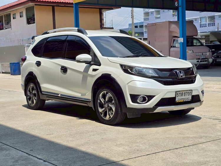 Honda BR-V 2016 1.5 SV Utility-car เบนซิน ไม่ติดแก๊ส เกียร์อัตโนมัติ ขาว รูปที่ 3