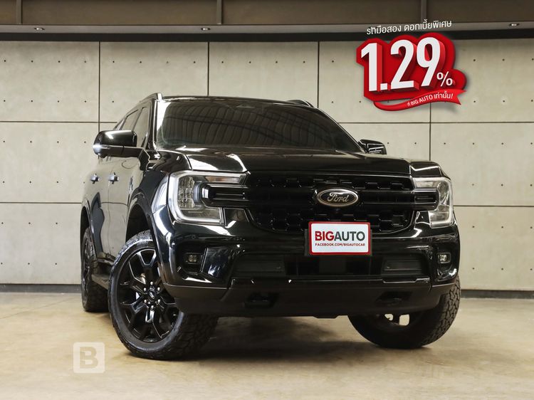 Ford Everest 2023 2.0 Turbo Sport Utility-car ดีเซล ไม่ติดแก๊ส เกียร์อัตโนมัติ ดำ
