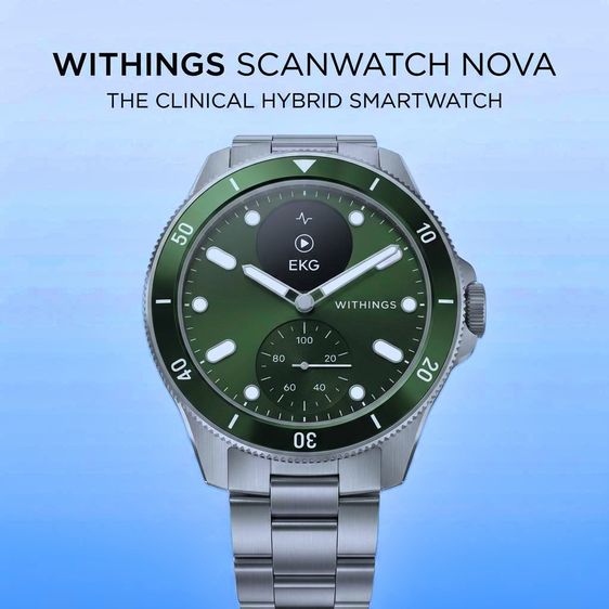 Withings ScanWatch Nova นาฬิกาข้อมือที่ทำให้คุณดูดี สุขภาพสมาร์ทในมือ FDA ECG แบต 35 วัน 33.5K