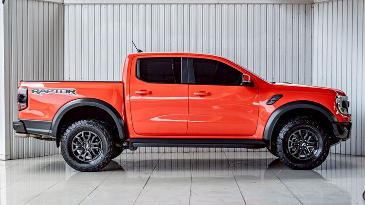 Ford Ranger 2023 Raptor 3.0 4WD Pickup เบนซิน ไม่ติดแก๊ส เกียร์อัตโนมัติ ส้ม รูปที่ 3