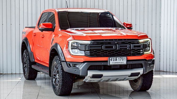 รถ Ford Ranger Raptor 3.0 4WD สี ส้ม