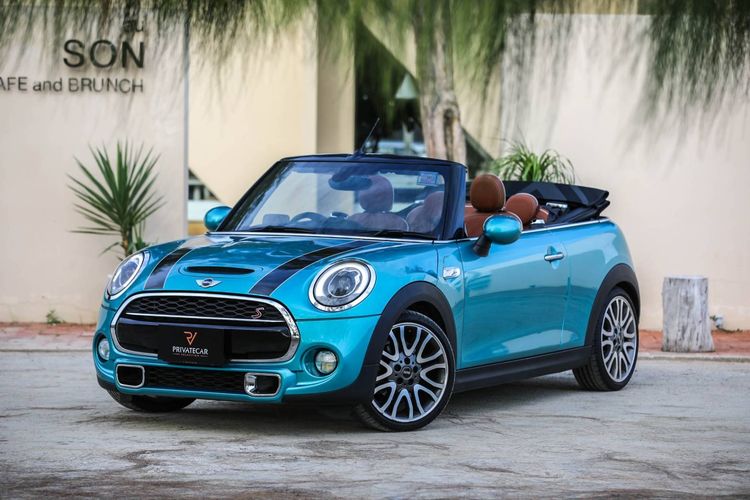 รถ Mini CONVERTIBLE 2.0 S สี ฟ้า