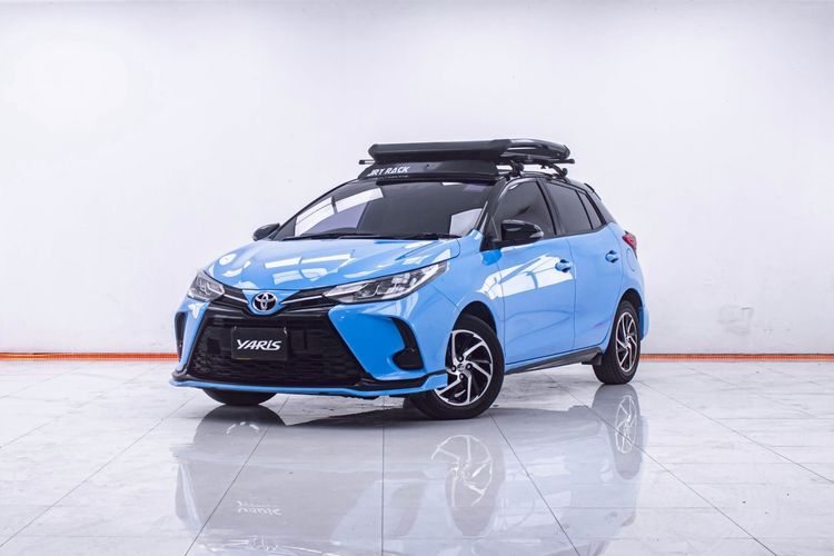 Toyota Yaris 2021 1.2 Sport Sedan เบนซิน ไม่ติดแก๊ส เกียร์อัตโนมัติ ฟ้า