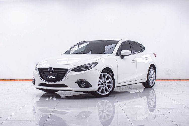 Mazda Mazda3 2014 2.0 S Sedan เบนซิน ไม่ติดแก๊ส เกียร์อัตโนมัติ ขาว