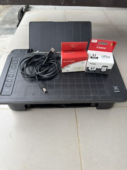 เครื่องปริ้น Canon TS307a สภาพกริบ (ตีซาก/ต้องเปลี่ยนหมึก)