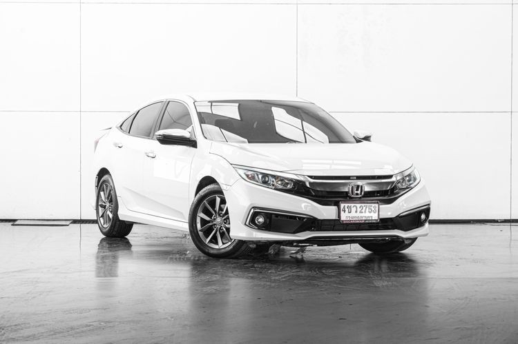 Honda Civic 2019 1.8 EL i-VTEC Sedan เบนซิน ไม่ติดแก๊ส เกียร์อัตโนมัติ ขาว รูปที่ 2