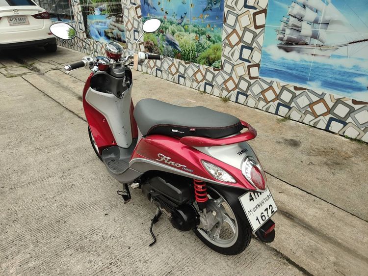 🛵ยังไงก็ขาย Fino125 ปี 58 เครื่องดี สีสวย สตาร์ทมือ เล่มชุดโอนครบ+เปลี่ยนถ่ายน้ำมันเครื่องฟรี ส่งฟรี 30 กม. รูปที่ 7