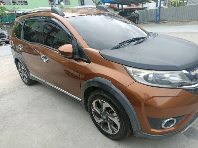 Honda BR-V 2017 1.5 SV Sedan เบนซิน ไม่ติดแก๊ส เกียร์อัตโนมัติ น้ำตาล รูปที่ 3