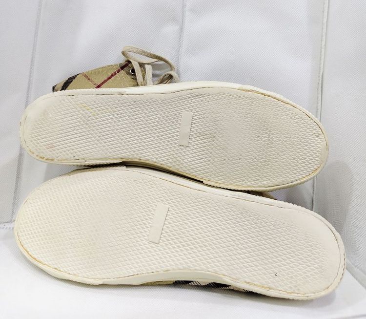 รองเท้าผ้าใบ Burberry แท้ รุ่น Vintage Check Canvas High-Top รูปที่ 3