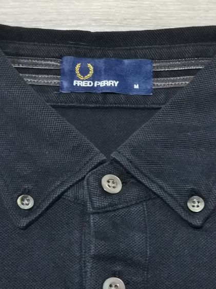 เสื้อโปโลแขนยาว​ Fred​ Perry​ สีดำ❗❗SALE❗❗​ รูปที่ 5