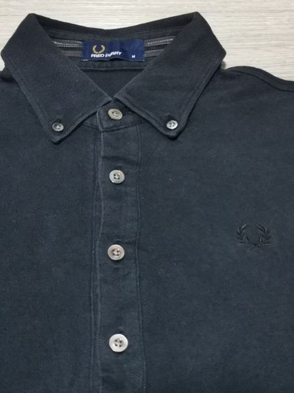 เสื้อโปโลแขนยาว​ Fred​ Perry​ สีดำ❗❗SALE❗❗​ รูปที่ 8