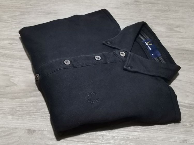เสื้อโปโลแขนยาว​ Fred​ Perry​ สีดำ❗❗SALE❗❗​ รูปที่ 6