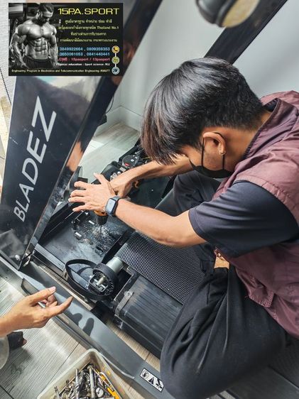 ช่างเปลี่ยนมอเตอร์​ ​เปลี่ยนสายพาน​ เปลี่ยนพื้นกระดานลู่วิ่งไฟฟ้า​Bladez​S309​ ช่างซ่อมลู่วิ่งไฟฟ้าปทุมธานี345​ ซ่อมได้ทุกรุ่น​ ทุกยี่ห้อ​ทุก​ อาการ​ บริการถึงบ้านท่านทั่วไทย รูปที่ 8