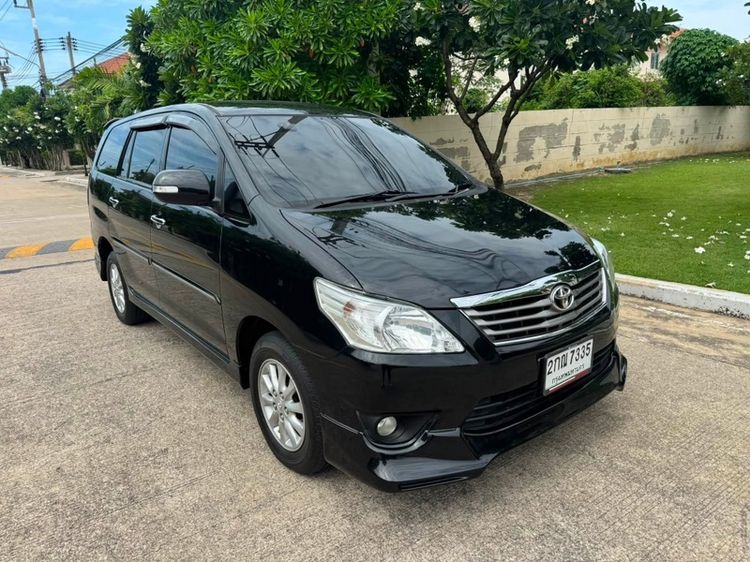 Toyota Innova 2013 2.0 V Utility-car เบนซิน ไม่ติดแก๊ส เกียร์อัตโนมัติ ดำ