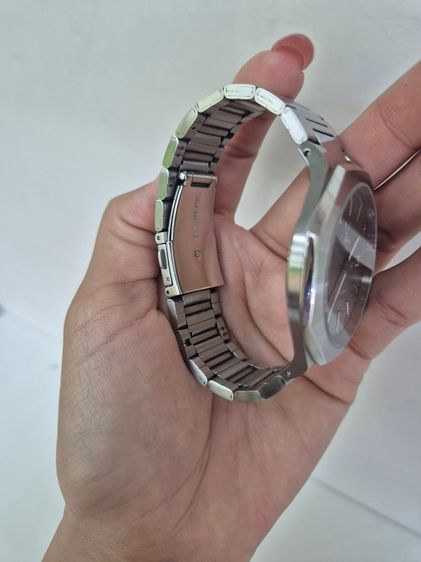 CC DOUBLE O นาฬิกาข้อมือผู้ชาย หน้าปัดดํา Stainless Steel Quartz มีช่องวันที่ รูปที่ 7