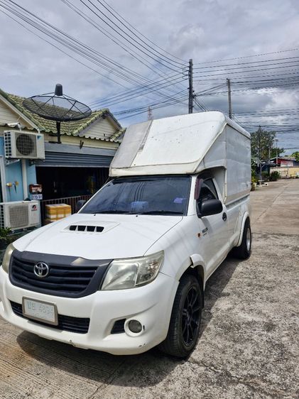 รถ Toyota Hilux Vigo Champ 2.5 J VNT Single Cab สี ขาว