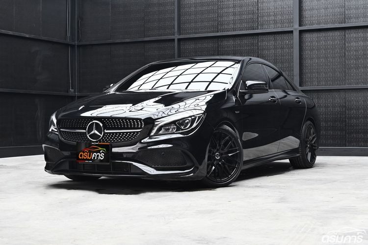 Mercedes-Benz CLA-Class 2019 CLA250 AMG Sedan เบนซิน ไม่ติดแก๊ส เกียร์อัตโนมัติ ดำ