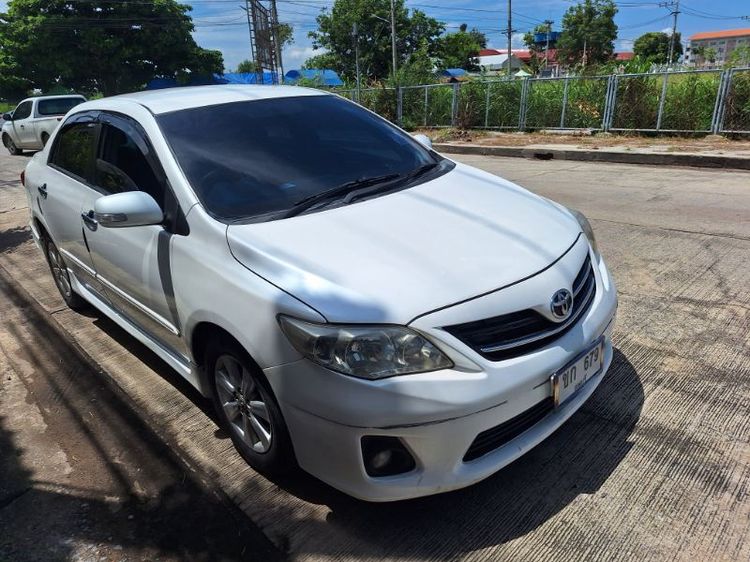 Toyota Altis 2011 1.6 E Sedan เบนซิน ไม่ติดแก๊ส เกียร์อัตโนมัติ ขาว รูปที่ 2