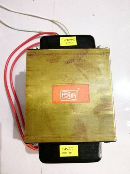 ขาย หม้อแปลงไฟฟ้า step down  24v  ของใหม่ เหลือ จากการทำงาน