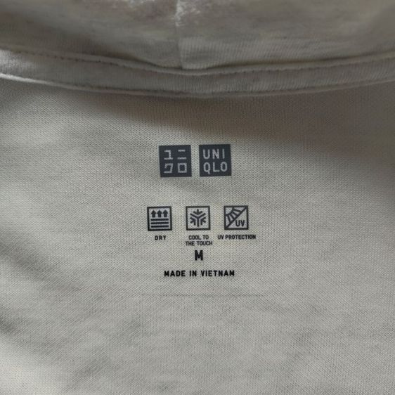 Uniqlo AIRism UV Protection Full-Zip Hoodie เสื้อกันหนาว รูปที่ 3