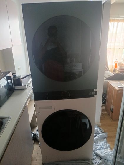 เครื่องซักผ้าอบผ้า LG washtower ซัก 25 โล อบ 20 โล