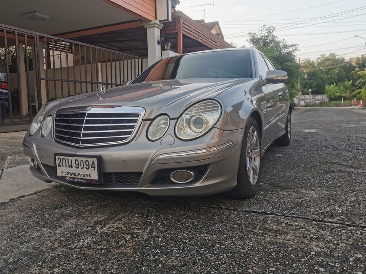 Mercedes-Benz E-Class 2009 W211 Sedan ไฮบริด LPG เกียร์อัตโนมัติ เทา รูปที่ 3