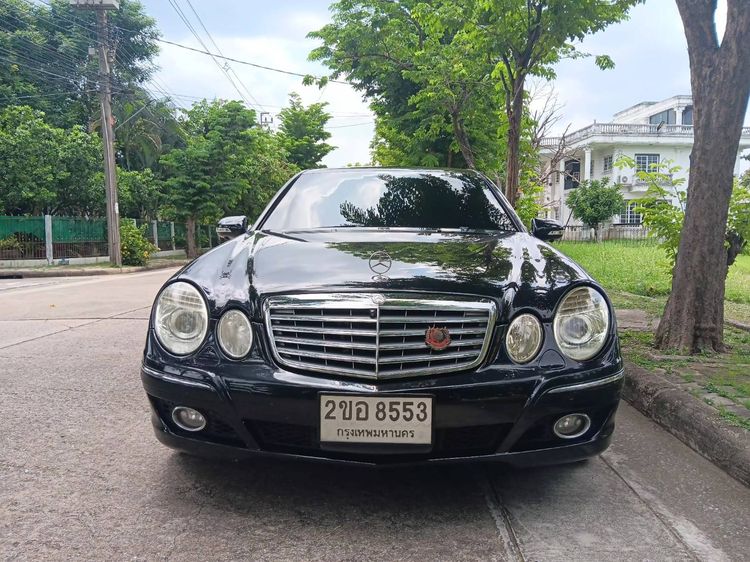 Mercedes-Benz E-Class 2009 E200 Kompressor Sedan เบนซิน NGV เกียร์อัตโนมัติ ดำ รูปที่ 3