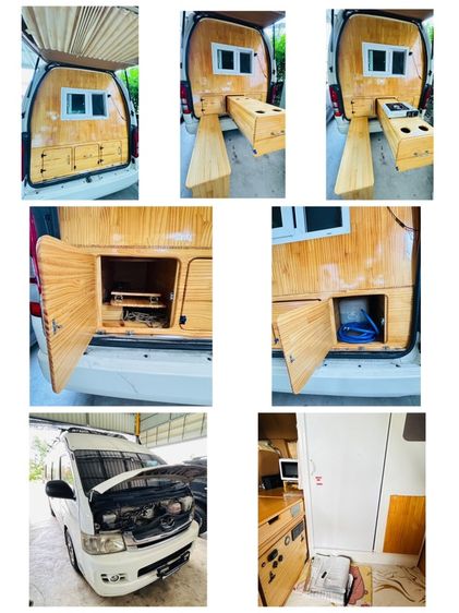รถ Toyota Commuter 2.7 สี ขาว