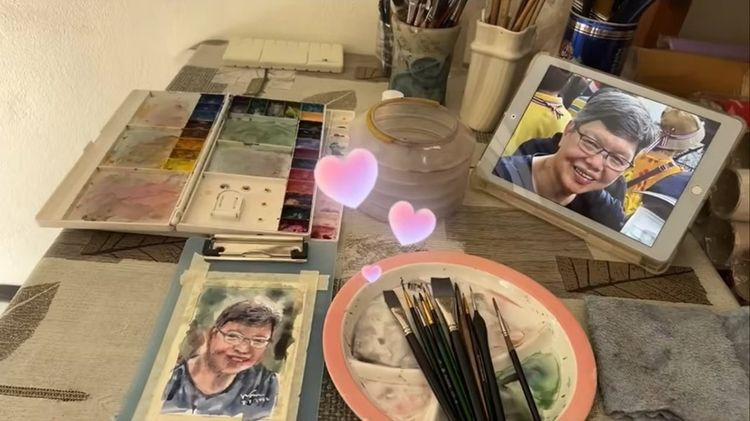 รับวาดภาพเหมือนจากรูปถ่าย วาดรูปคน วาดรูปคู่ ของขวัญ วันเกิด วันครบรอบ ของขวัญให้แฟน🎁🎉👩‍❤️‍👨 รูปที่ 4