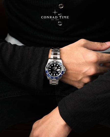 Rolex GMT-Master II 126710BLNR Batman Black Dial Oyster Steel 2024 40mm. รูปที่ 6
