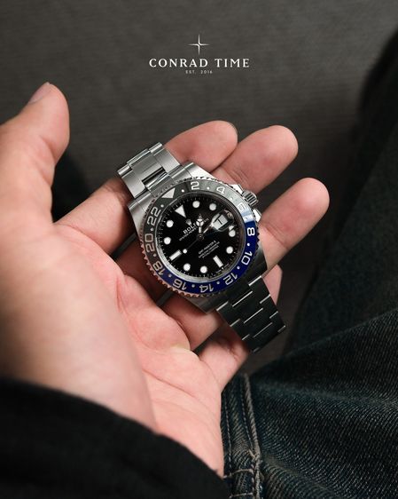 Rolex GMT-Master II 126710BLNR Batman Black Dial Oyster Steel 2024 40mm. รูปที่ 4