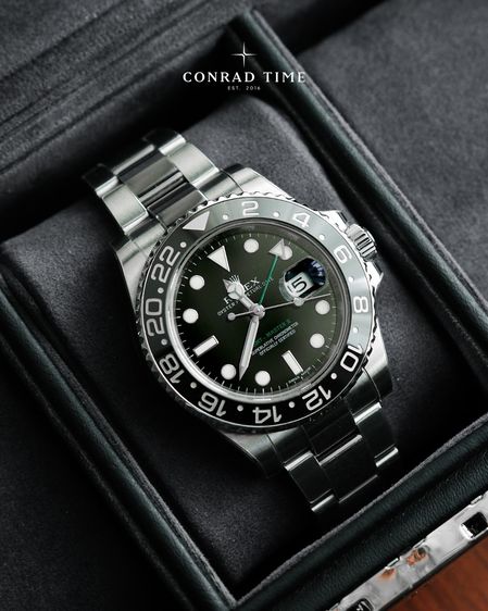 Rolex GMT-Master II 116710LN 'Green Hand Black DIal Oyster Steel 2012 40mm. Fullset รูปที่ 3