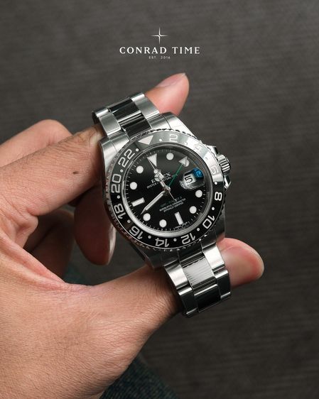 Rolex GMT-Master II 116710LN 'Green Hand Black DIal Oyster Steel 2012 40mm. Fullset รูปที่ 5