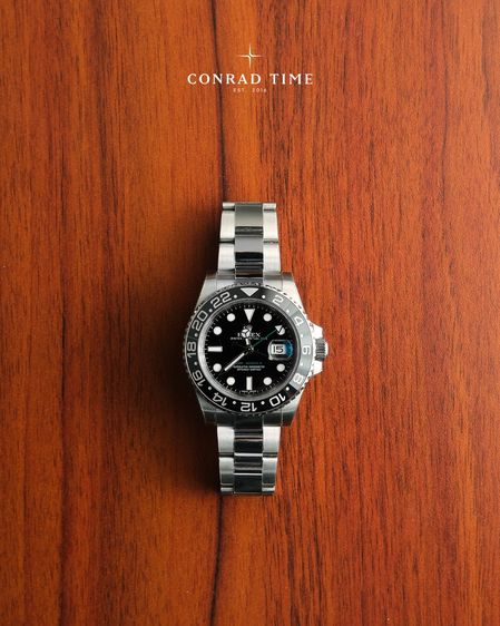 ดำ Rolex GMT-Master II 116710LN 'Green Hand Black DIal Oyster Steel 2012 40mm. Fullset