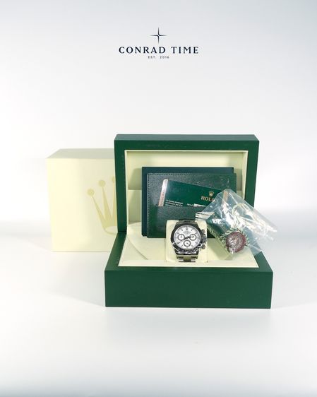 Rolex Daytona 116520 White Dial Oyster Steel 2009 40mm. Fullset  รูปที่ 7